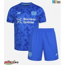 Camiseta Bayer Leverkusen Tercera Equipación para niños 2025-26 manga corta (+ pantalones cortos)